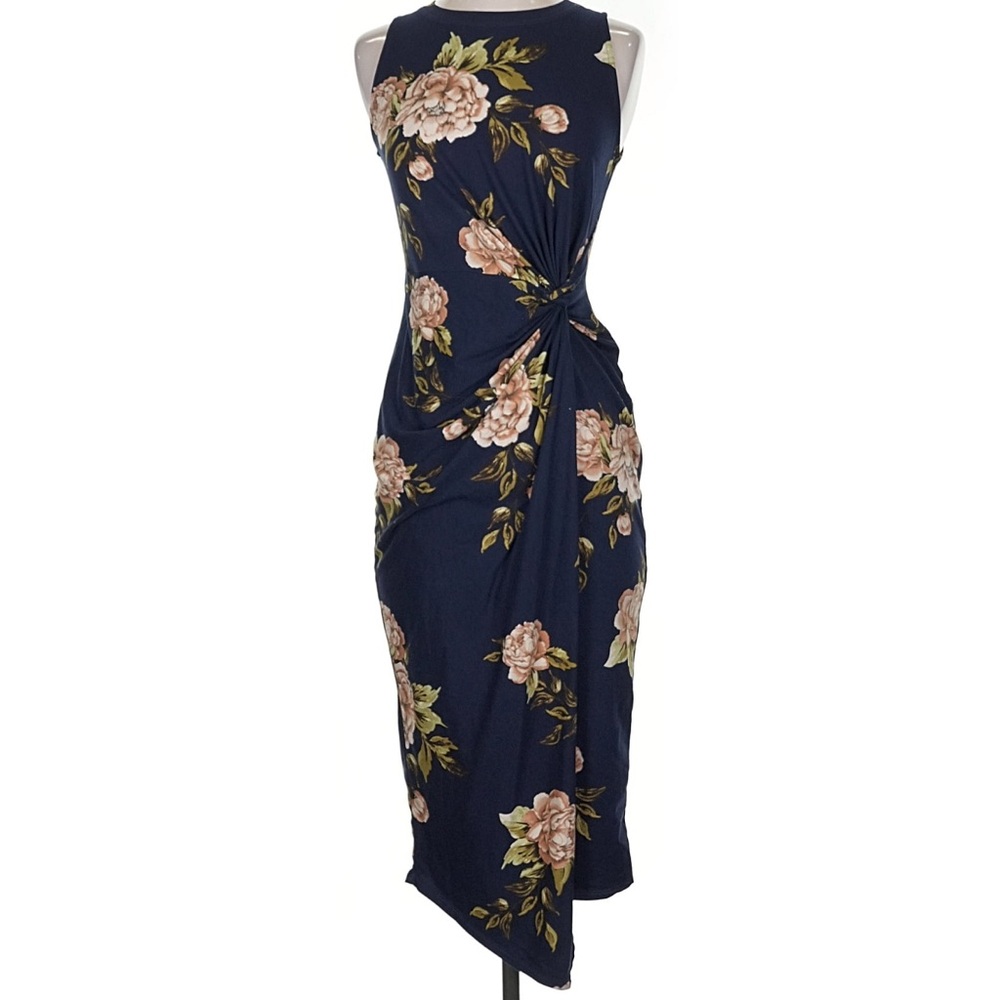 Nine Britton Navy Floral Dress